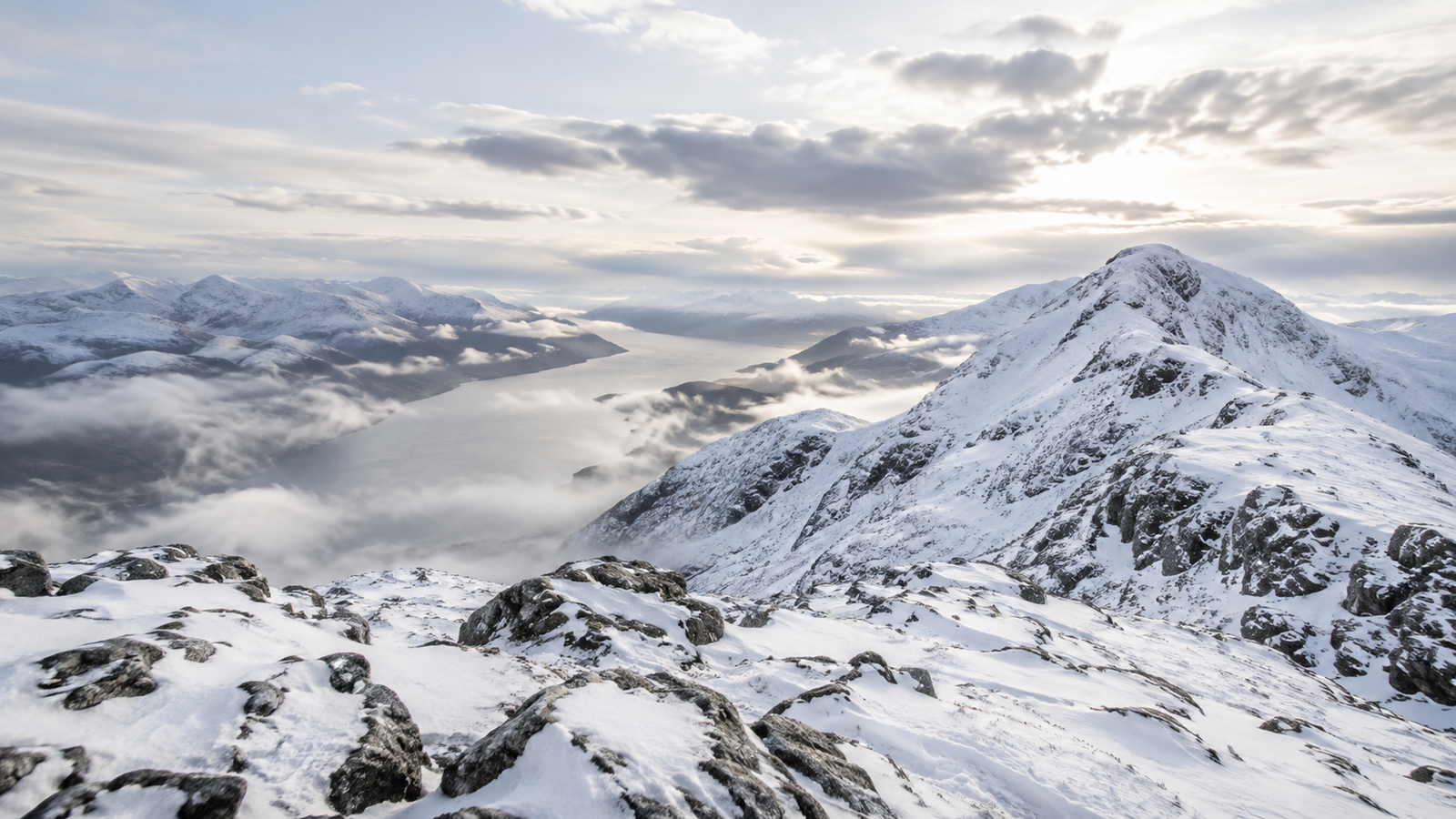 Scottish mountain ridge